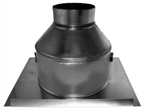 8&quot; Pipe x 8&quot; Ceiling Diffuser Boot