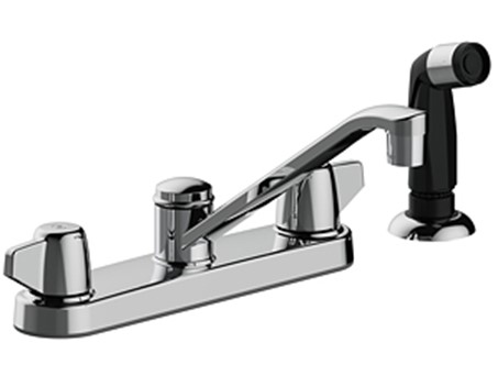 OmniPro Two Handle Kitchen  Faucet w/ Spray Chrome