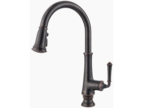 Delancey Pull Down Kitchen Faucet in Legacy Bronze