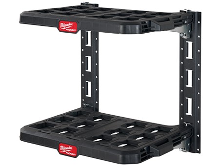 Milwaukee PACKOUT Racking Kit
(2 Shelves &amp; 2 E-Track 20&quot; 
Pieces) 