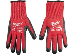Milwaukee Cut Level 3 Dipped Gloves size Small