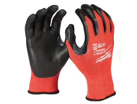 Milwaukee Cut Level 3 Dipped Gloves size Large