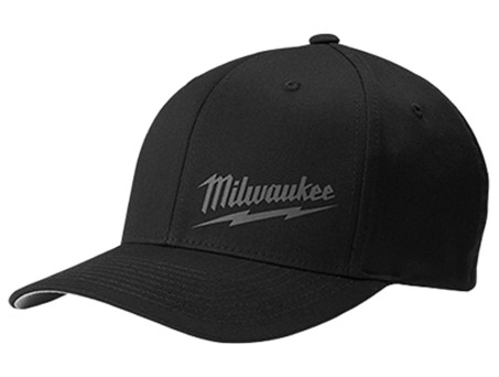 Milwaukee Fitted Hat Black  S/M