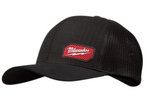 Milwaukee Black Snapback Trucker Hat