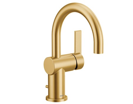 Moen Cia Single Handle Lav  Faucet - Brushed Gold