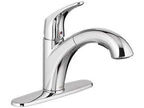 Colony Pro Single Handle Pull Out Kitchen Faucet - Chrome 
