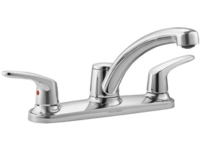 Colony Pro 2-Handle Kitchen Faucet w/Low Arc Swivel Spout
