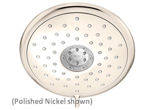 Spectra 7&quot; 4-Function Shower Head, Brushed Nickel