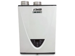Indoor Condensing Tankless Water Heater, LP, 199,000 Btu.