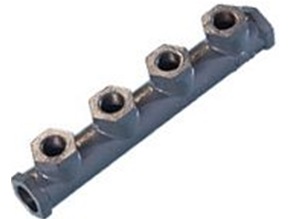 TracPipe Coated Manifold 3/4&quot; &amp; 1/2&quot; Inlets w/ (4) 1/2&quot;