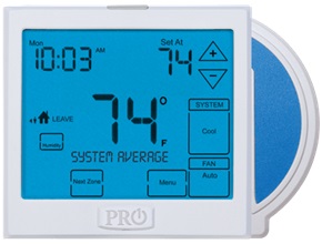 PRO1 T-stat Wireless
Touchscreen 5+1+1 or 7D or
Non-Programmable 3H/2C