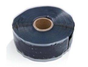 TracPipe 1&quot; x 12yd Roll Black Silicone Tape