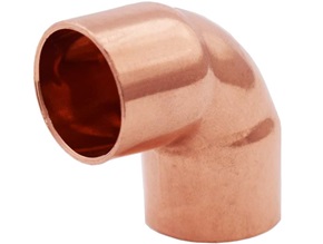 107-C 1 Copper 90 Elbow 1&quot;