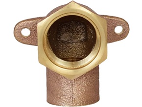 Copper Drop Ear Elbow 1&quot;