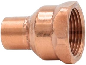 Copper Reducing FIP Adapter
1 1/2&quot; swt x 1 1/4&quot; fip