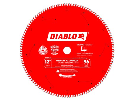 Diablo 12&quot;x 96 Tooth  NonFerrous/Plastic Saw Blade