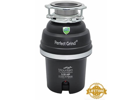 Mountain Disposer 5/8 HP w/
Limited Lifetime Warranty
Sound shield and Cord