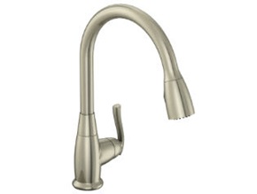 OmniPro Single Handle Pull Down Kitchen Faucet,