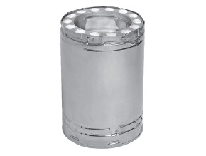 Temp Guard 8&quot; x 48&quot; Stainless Chimney Pipe